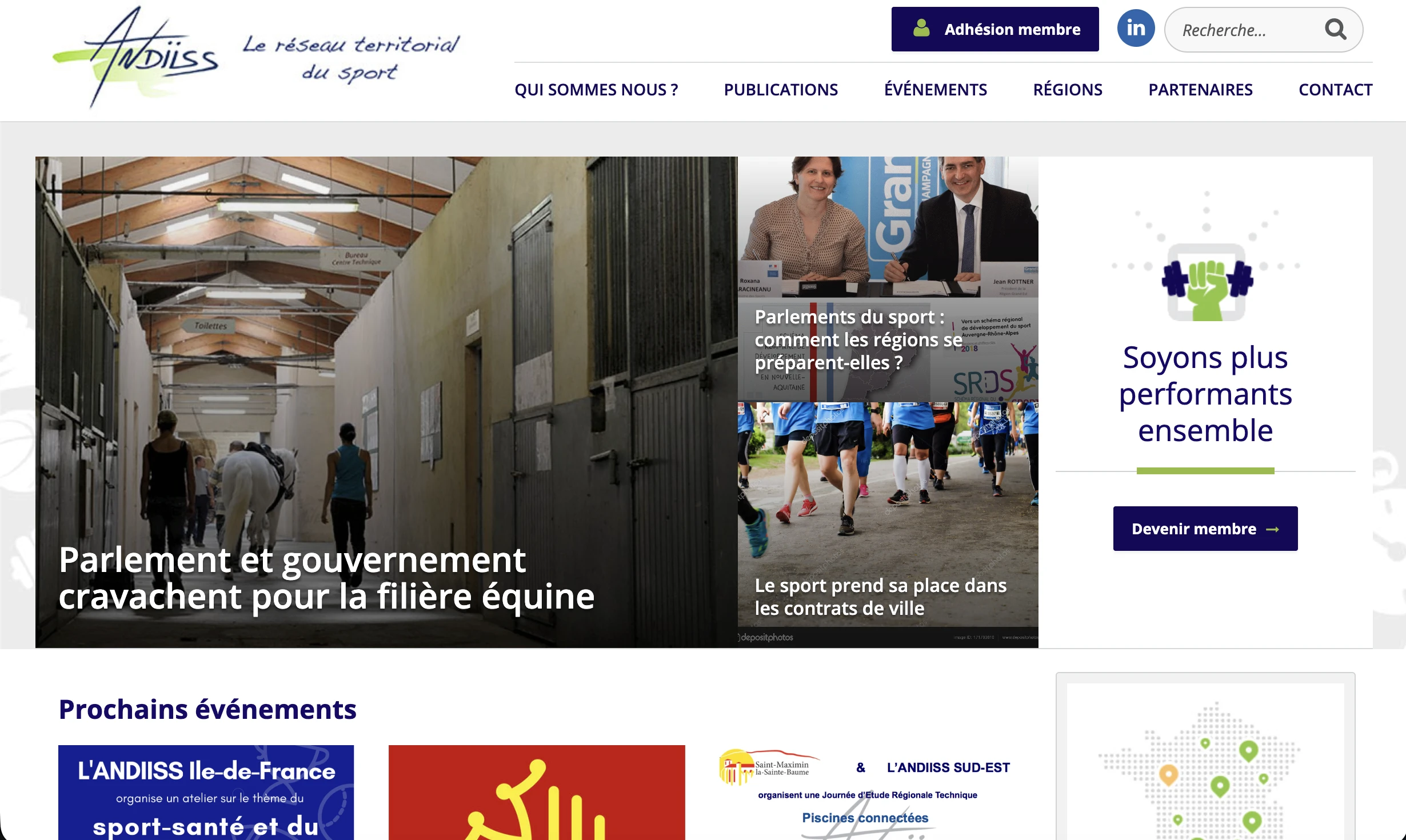 Aperçu — Andiiss — association des cadres du sport territorial