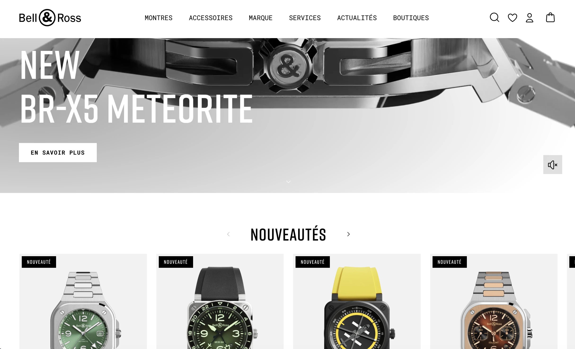 Aperçu — Bell & Ross — Audit de la plateforme e-commerce