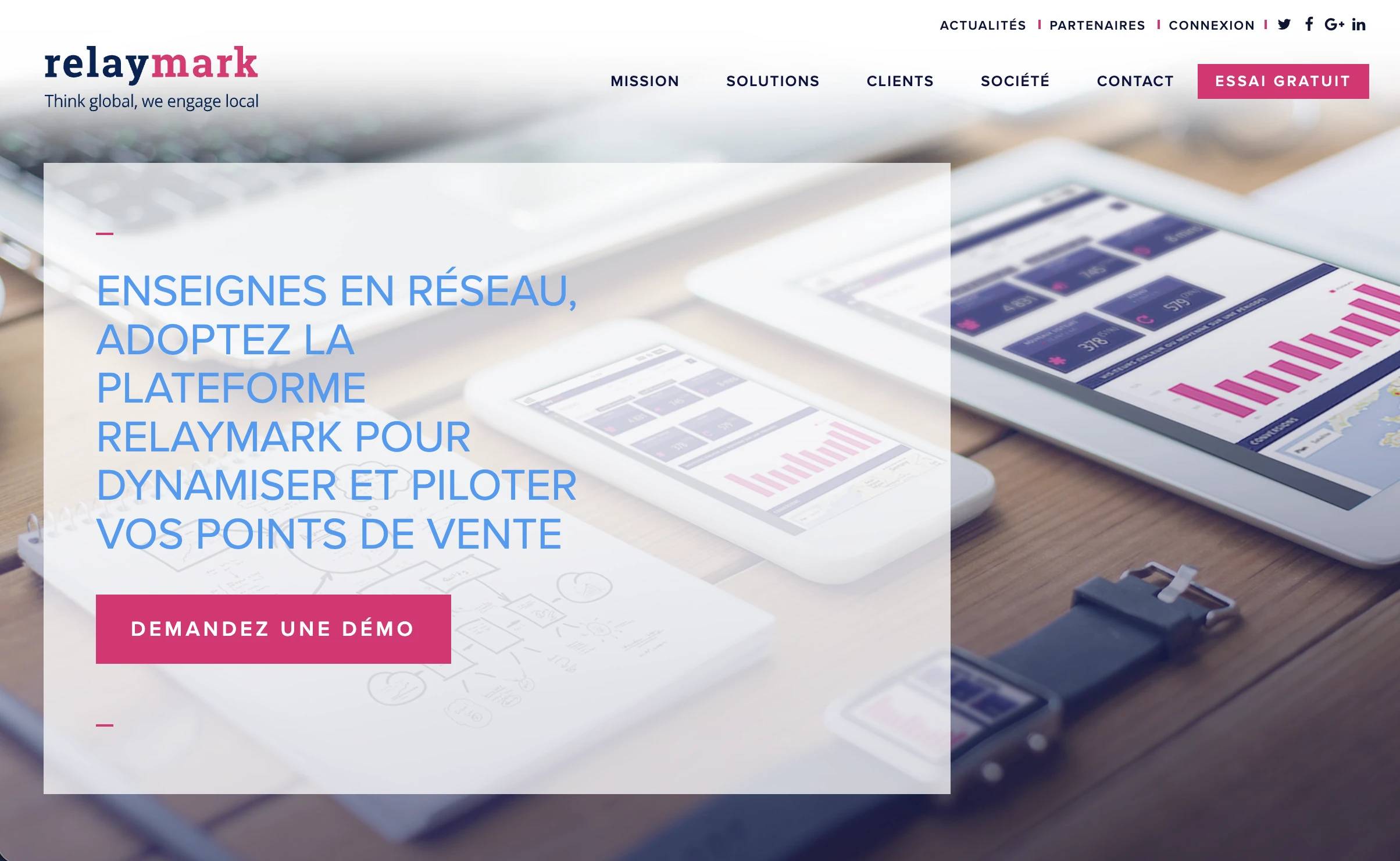 Aperçu — Relaymark — solutions web pour réseaux commerciaux